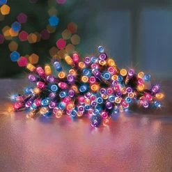 Premier Rainbow Battery Operated Timer Lights (600 LEDs)