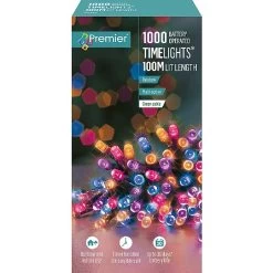 Premier Rainbow Battery Operated Timer Lights (1000 LEDs) -Tinsel Nest Sales Store 1214387 3