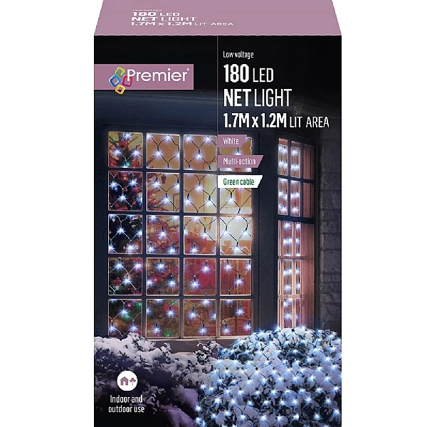 Premier Cool White Light Net (180 LEDs) 2 Premier Cool White Light Net (180 LEDs) - Image 2