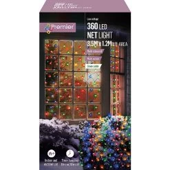 Premier Rainbow Battery Operated LED Light Net (360 LEDs) -Tinsel Nest Sales Store 1214397 2