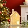 Festive Battery Operated Lit Porcelain House 18cm