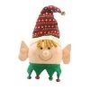 Festive Red & Green Elf Head Tree Topper 50cm