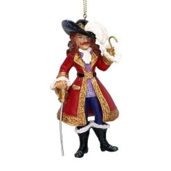 Gisela Graham Resin Captain Hook Tree Decoration