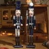 Three Kings Navy & Silver Jumbo Nutcracker (Assorted Designs)
