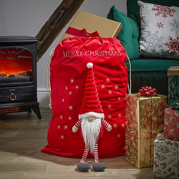 Three Kings Gonk Gift Sack Red 1 Three Kings Gonk Gift Sack Red