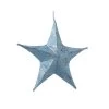 Decoris Grey Velvet Star 28cm