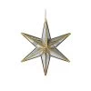 Decoris Gold & Clear Glass Star 27cm