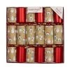Robin Reed 12" Festive Gnomes Christmas Crackers - Pack Of 6
