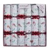 Robin Reed 12" Christmas Robin Greeting Christmas Crackers - Pack Of 6