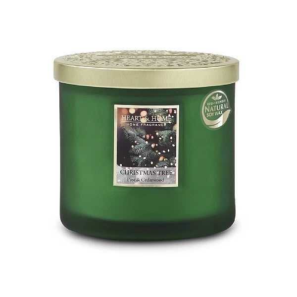 History & Heraldry Twin Wick Jar Candle - Christmas Tree 1 History & Heraldry Twin Wick Jar Candle - Christmas Tree