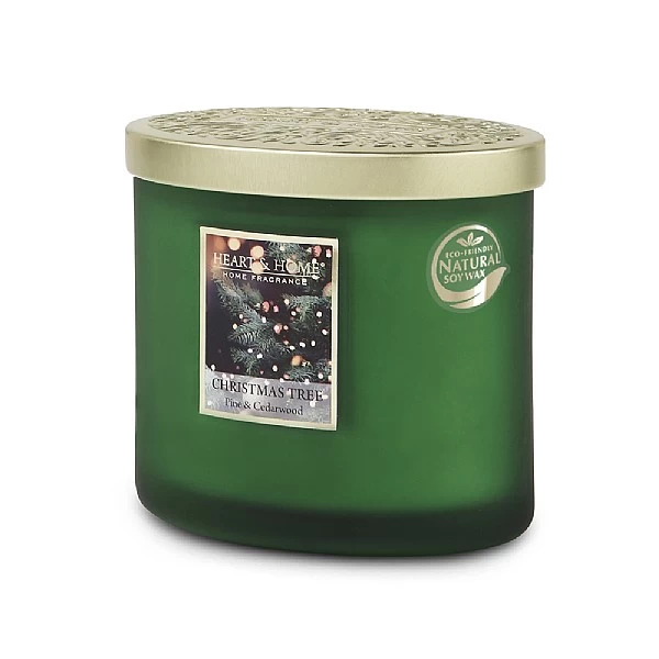 History & Heraldry Twin Wick Jar Candle - Christmas Tree 2 History & Heraldry Twin Wick Jar Candle - Christmas Tree - Image 2