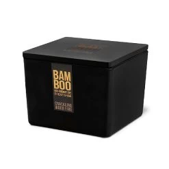 History & Heraldry Bamboo Centerpiece Jar Candle - Crackling Wood Fire