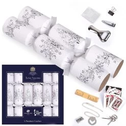 Tom Smith Box Of 6 14" Silver Premium Crackers (FSC)