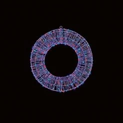 Premier Small Rainbow LED Wreath