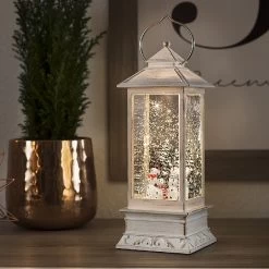 Konst Smide Snowman Water Lantern (Battery Operated)