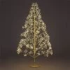 Snowtime 1.2m Gold Micro Dot Tree With 1000 Warm White LEDs