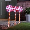 Festive Set Of 3 Candy Pop Pathfinder Lights