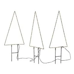 Lumineo Christmas Trees Warm White Outdoor Path Lights (330 LEDs)