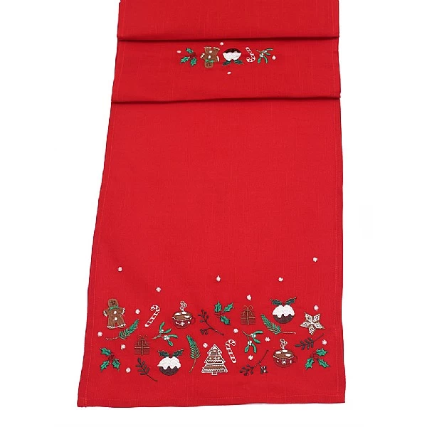 Peggy Wilkins All Things Christmas 14x75" Table Runner 1 Peggy Wilkins All Things Christmas 14x75" Table Runner