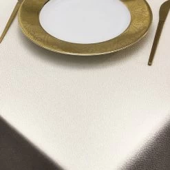 Peggy Wilkins Astra Champagne Gold 53x88" Tablecloth