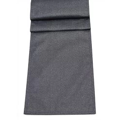 Peggy Wilkins Astra Pewter 14x75" Table Runner
