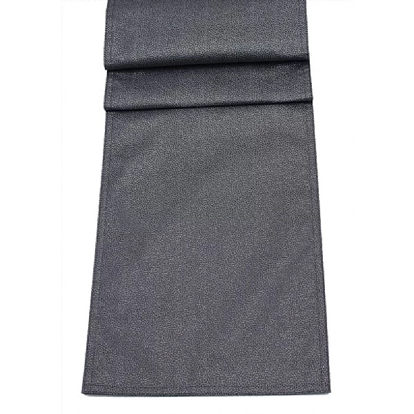 Peggy Wilkins Astra Pewter 14x75" Table Runner 1 Peggy Wilkins Astra Pewter 14x75" Table Runner