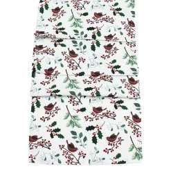 Peggy Wilkins Robins Perch 14x75" Table Runner