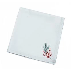 Peggy Wilkins Snow Garland Napkins (Box Of 4)