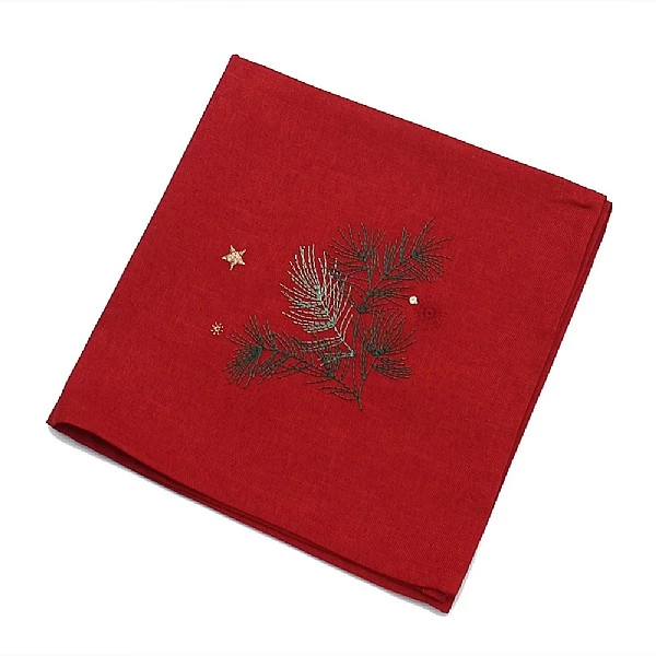 Peggy Wilkins Winter Springs Red Napkins (Box Of 4) 1 Peggy Wilkins Winter Springs Red Napkins (Box Of 4)