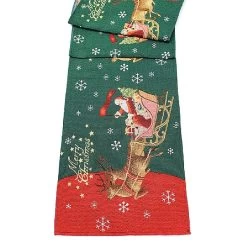 Peggy Wilkins Sleigh Bells Ring Table Runner