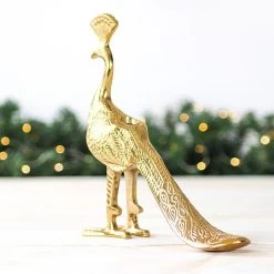 Gold Aluminium Peacock -Tinsel Nest Sales Store 1242248 4