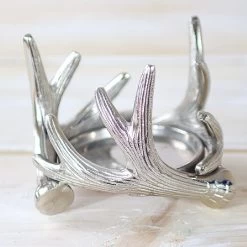 Large Aluminium Antler Candle Holder -Tinsel Nest Sales Store 1242257 3