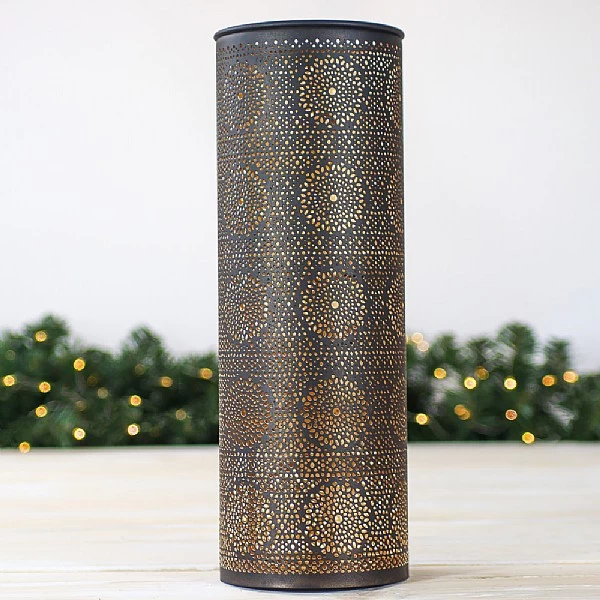 Small Black & Gold Iron Tealight Holder 1 Small Black & Gold Iron Tealight Holder