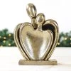 Small Aluminium Couple Heart Sculpture