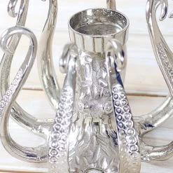Aluminium Octopus Candle Holder -Tinsel Nest Sales Store 1242286 3