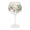 Christmas Robins Gin Glass