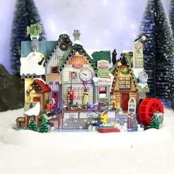 Lemax Birch Creek Ice Fishing Festival