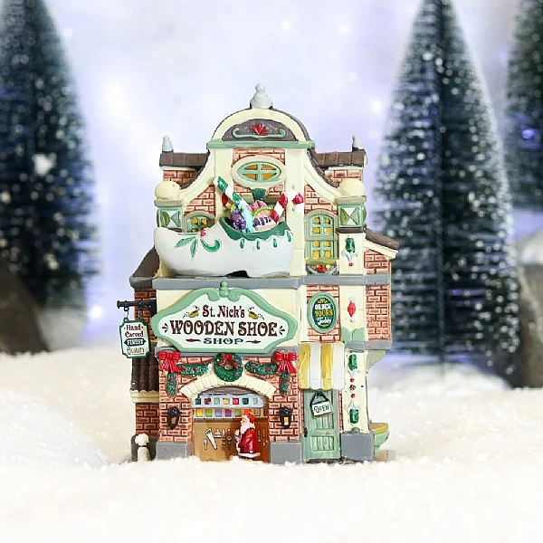 Lemax St. Nick's Wooden Shoe Shop 1 Lemax St. Nick's Wooden Shoe Shop