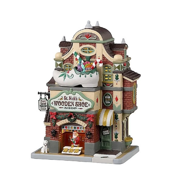 Lemax St. Nick's Wooden Shoe Shop 3 Lemax St. Nick's Wooden Shoe Shop - Image 3