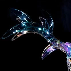 125cm LED Iridescent Reindeer Family -Tinsel Nest Sales Store 1244754 2