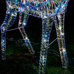 125cm LED Iridescent Reindeer -Tinsel Nest Sales Store 1244754 3 1
