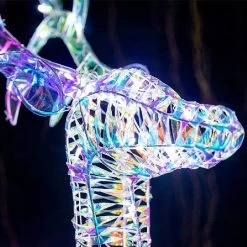 125cm LED Iridescent Reindeer -Tinsel Nest Sales Store 1244755 1 1