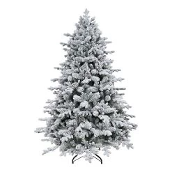 6ft Balmoral Flocked Spruce Artificial Christmas Tree