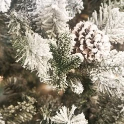 7ft Balmoral Flocked Spruce Artificial Christmas Tree -Tinsel Nest Sales Store 1244764 2