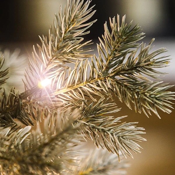 7.5ft Pre-Lit Woburn Blue Fir Artificial Christmas Tree 3 7.5ft Pre-Lit Woburn Blue Fir Artificial Christmas Tree - Image 3