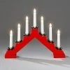 Konstsmide Simple Red Candle Welcome Light
