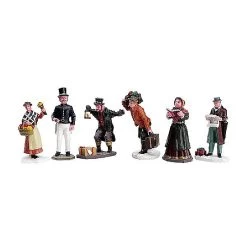 Lemax Townsfolk Figurines (Set Of 6) -Tinsel Nest Sales Store 269480 3