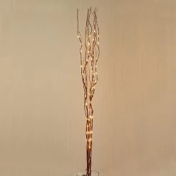 Premier Light Brown Warm White LED Twig Lights 1.2m