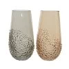 Decoris Vase Glass Brown & Grey 30cm (Assorted Colours)
