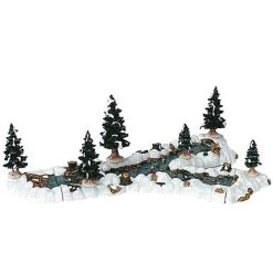 Lemax Mill Stream Fork (Set Of 10)